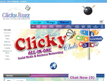 Tablet Screenshot of iclicky.com